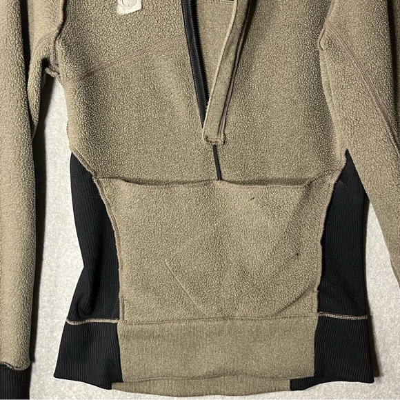 Pearl Izumi Beakay Jersey Women’s Medium Taupe Black 1/2 Zip Sweater Pullover - Picture 8 of 13